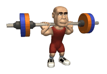 Squatting man